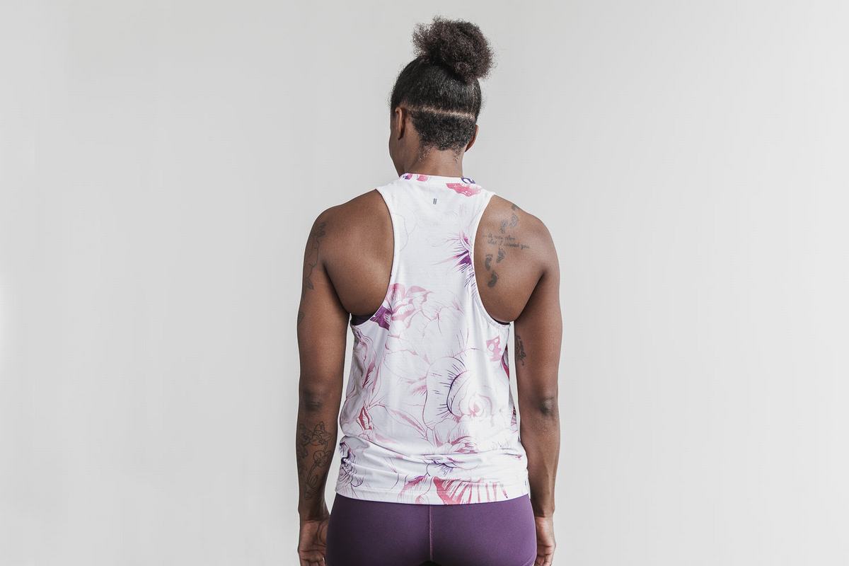 Nobull High-Neck Women's Tank Tops Purple | Australia (JW7289)